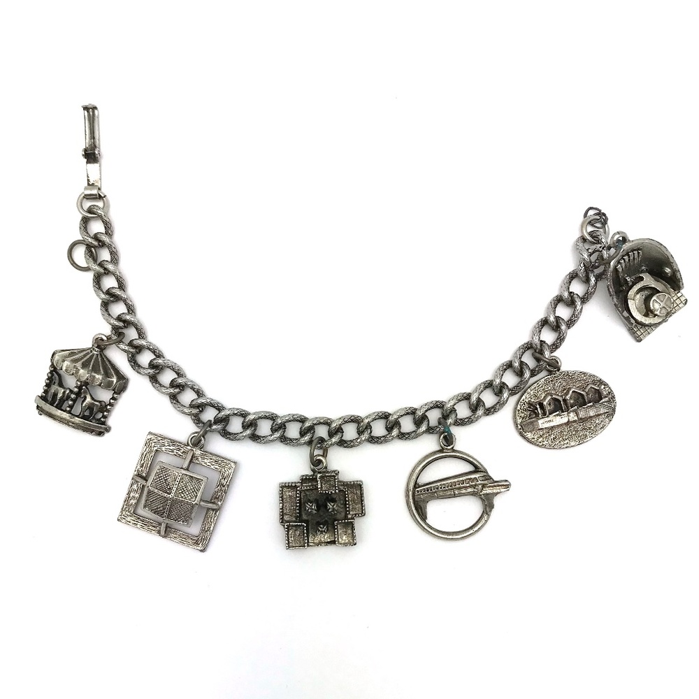 vintage souvenir charm bracelet - Seattle World's Fair, 1962 (incl Monorail!)